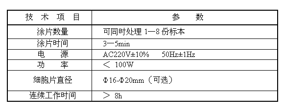 液基薄层细胞涂片机B6C技术参数